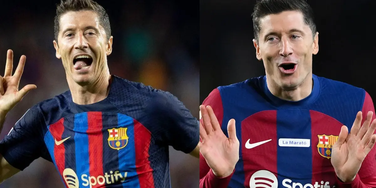 Lewandowski with a worldie! Barcelona wins it 1-0 at half time vs Celta Vigo