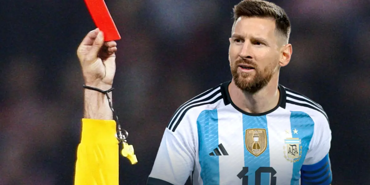 Scandal, referee reveals that he did not send off Lionel Messi in exchange for his shirt