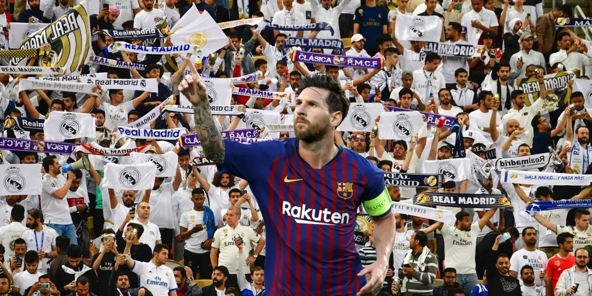 (VIDEO) Real Madrid fans remembered about Messi before the Champions