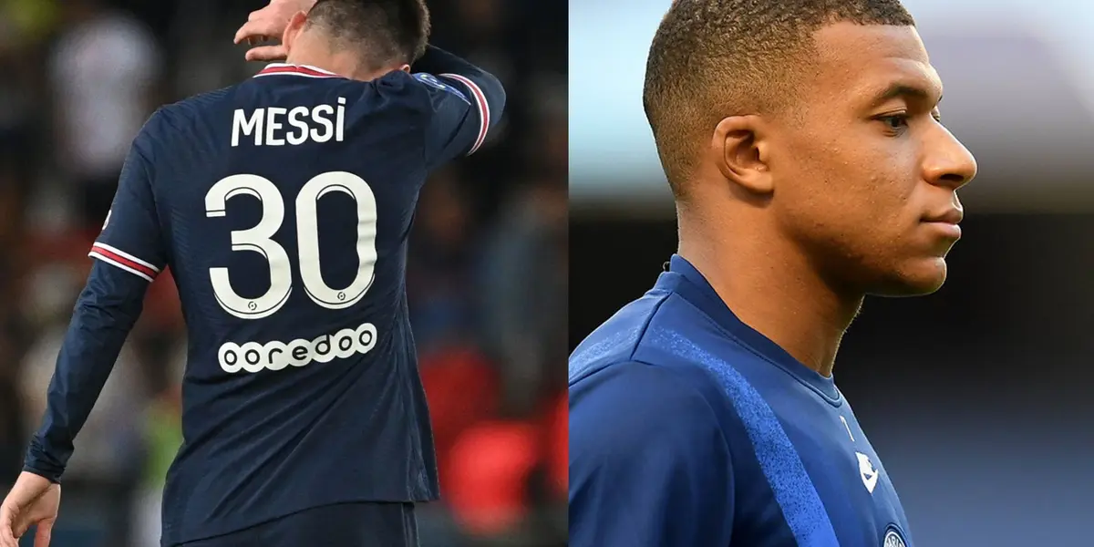 Lionel Messi wasn´t pleased with Mbappe's behaviour in the last PSG game.