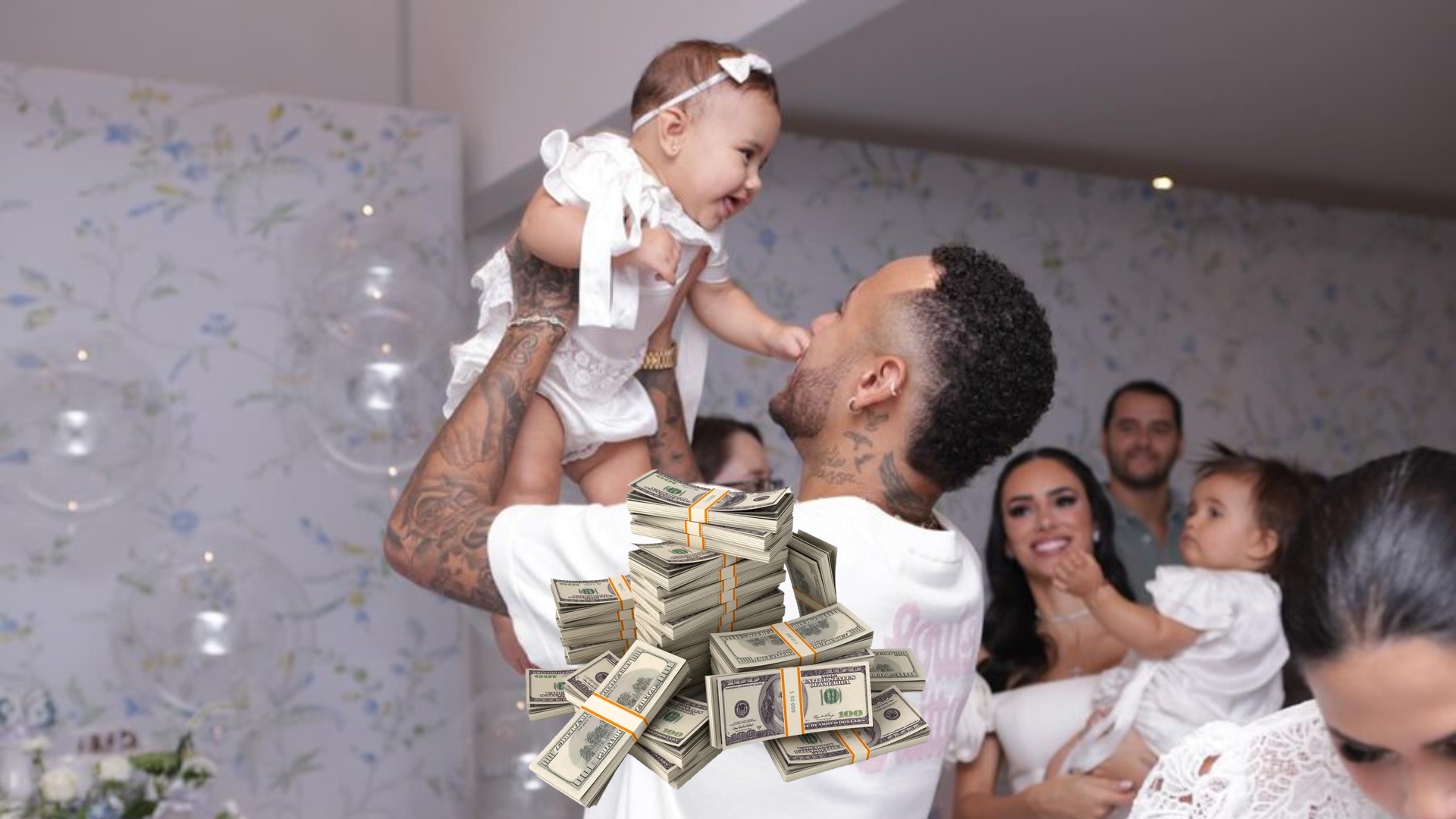 Everyone wants Neymar to play, in the meantime, Ney celebrated his  daughter's baptism, the expensive gift he gave her