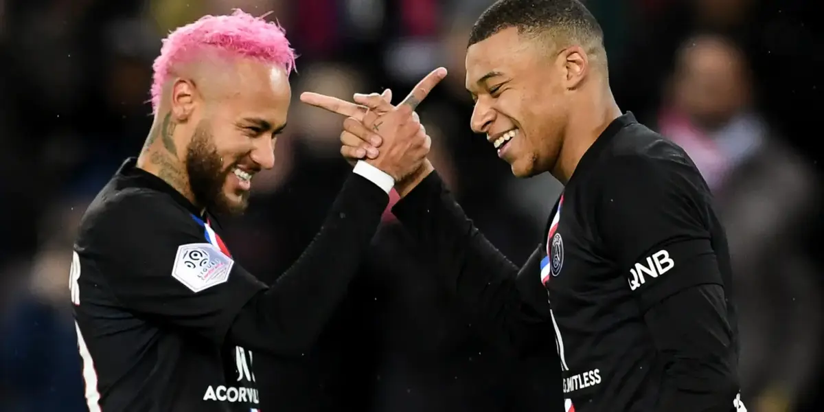 Neymar y Mbappé. PHOTO: Goal