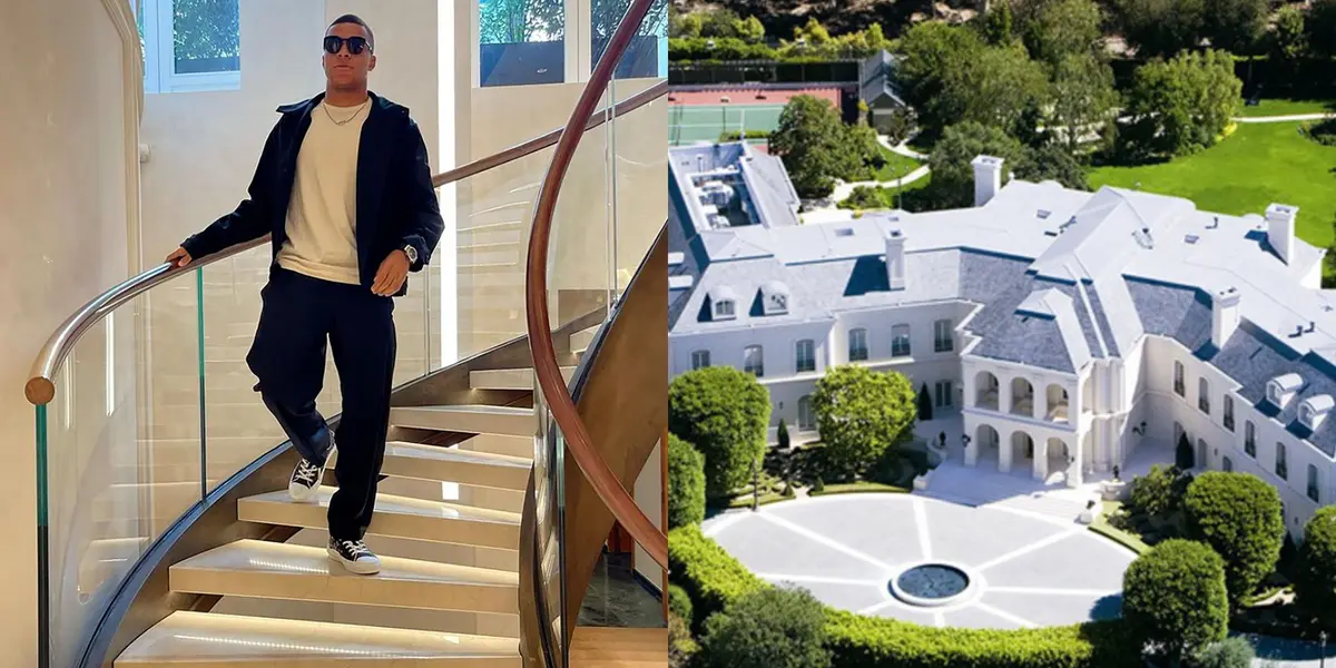 While in France he has a mansion worth 8 million, the mansion that Mbappe  can have in Madrid