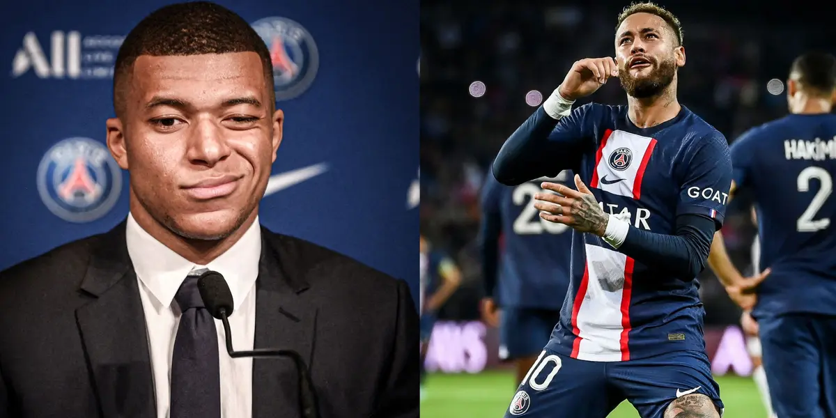 Was Kylian Mbappe surpassed by Neymar?