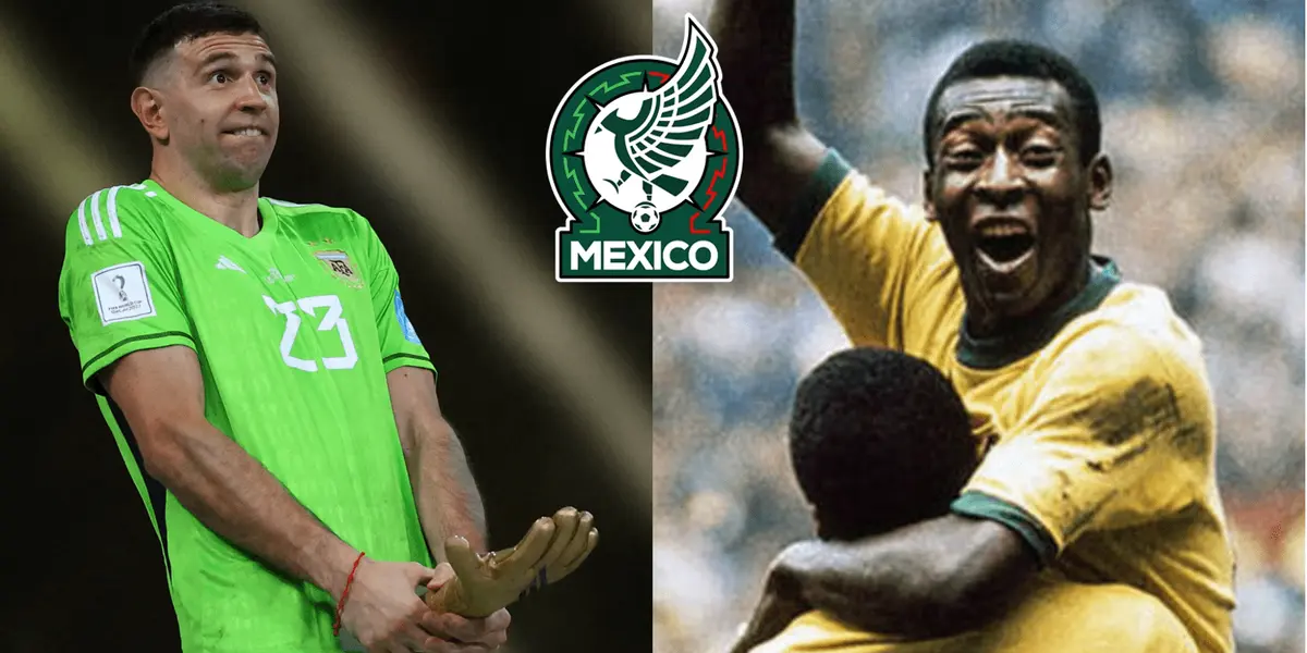 While Dibu Martinez made fun of Mexico, what Pelé did to honor Mexico and make clear the esteem he has for our country