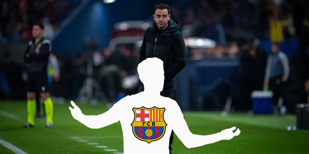 Xavi Hernandez looks to his left side as the FC Barcelona coach.